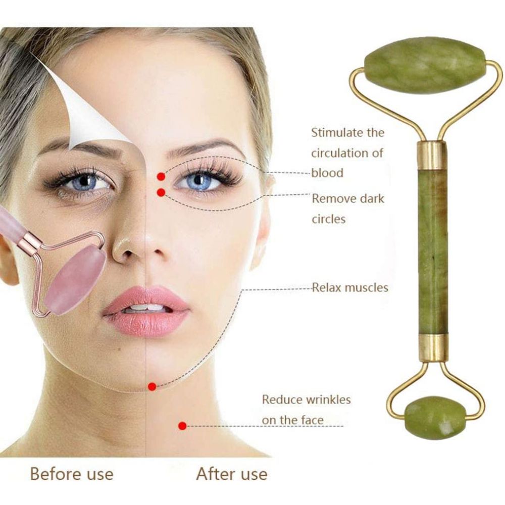 3 in 1 Real Natural Gua Sha Tools Set Anti Aging Facial Massager